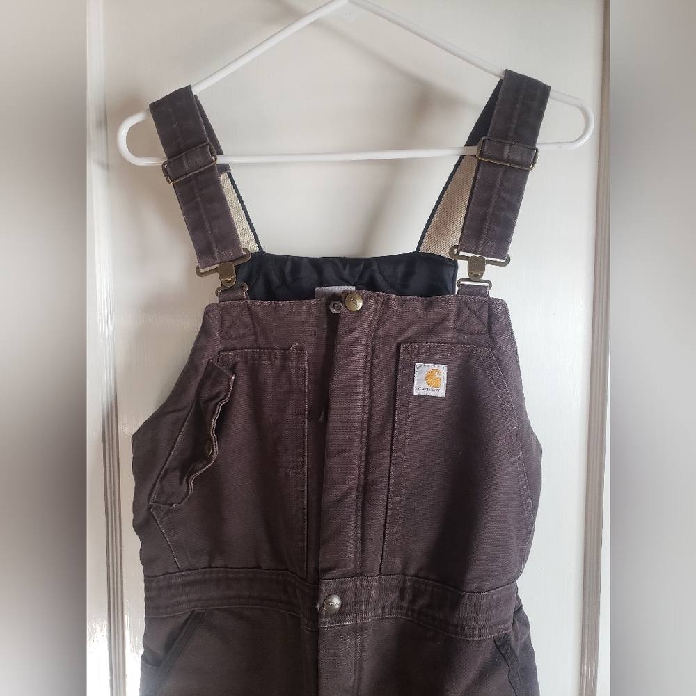 Carhartt quilt lined bibs